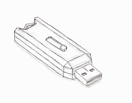 black and white usb flash drive. 24946962 Vector Art at Vecteezy